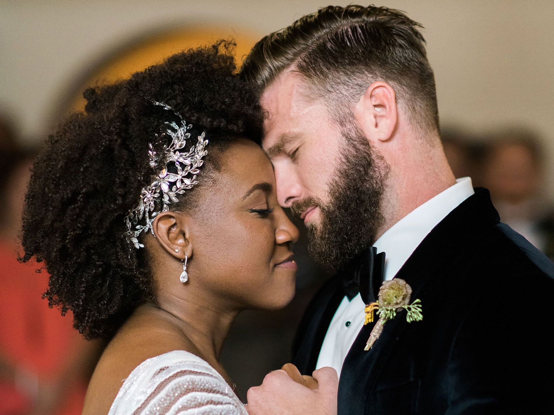 navy wedding hair accessories