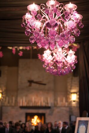 Purple Reception Decor