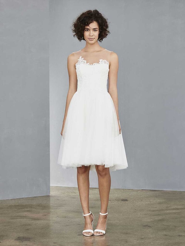 simple short bridal dresses