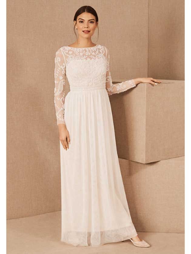 simple comfortable wedding dress