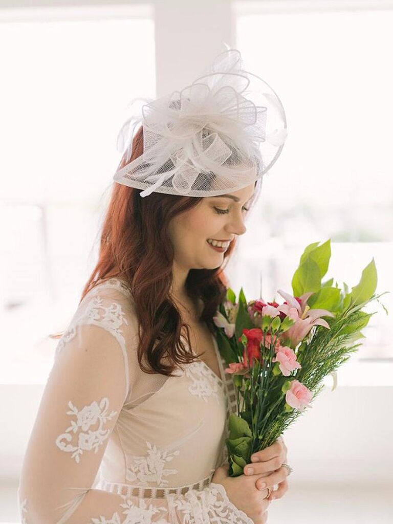 wedding fascinators for bride