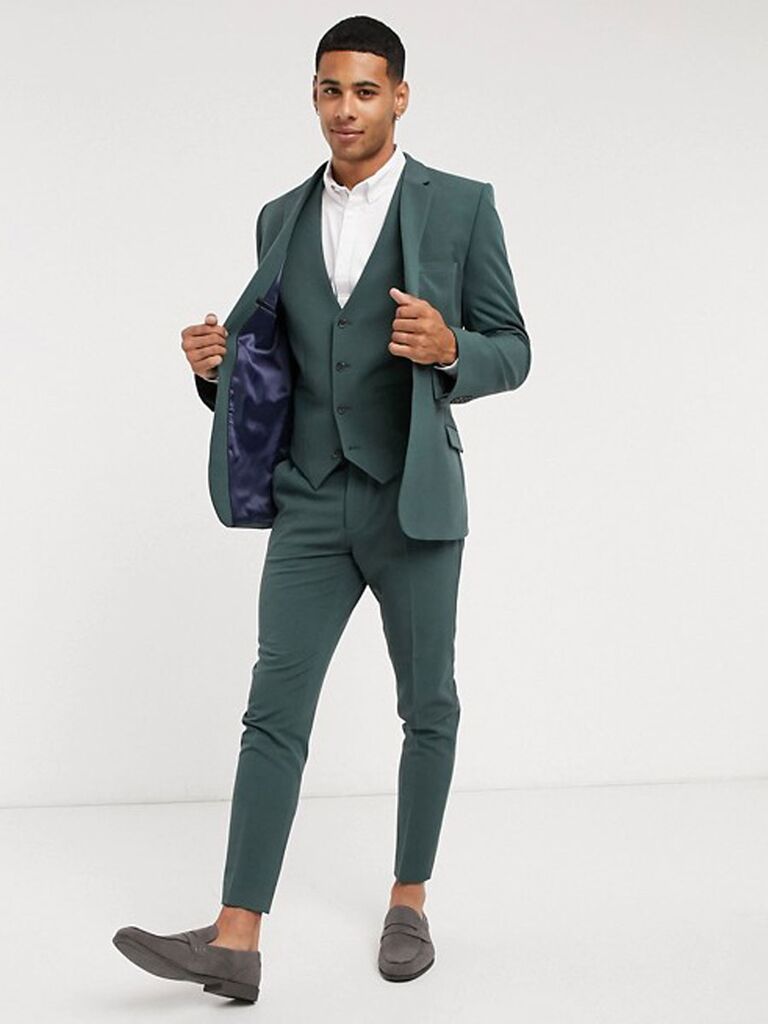 courthouse wedding suit