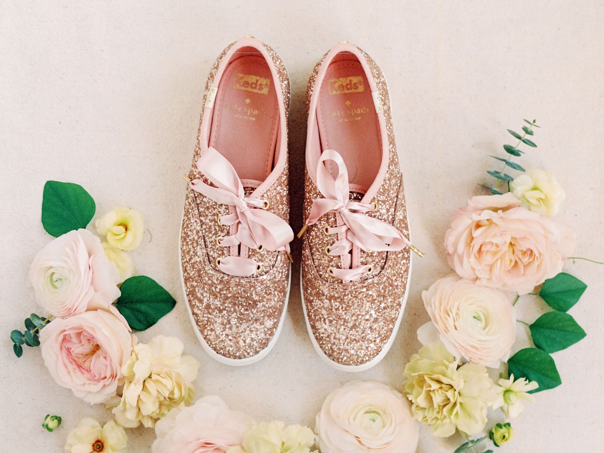 wedding tennis shoes for bride