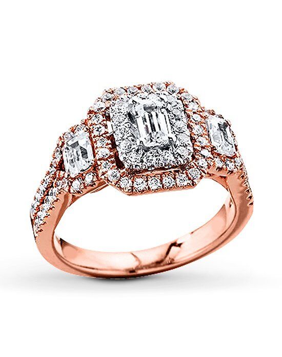 Two tone engagement rings kay