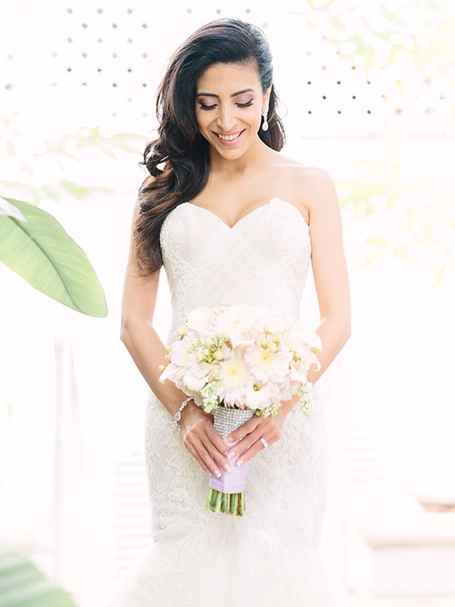 side wedding hair