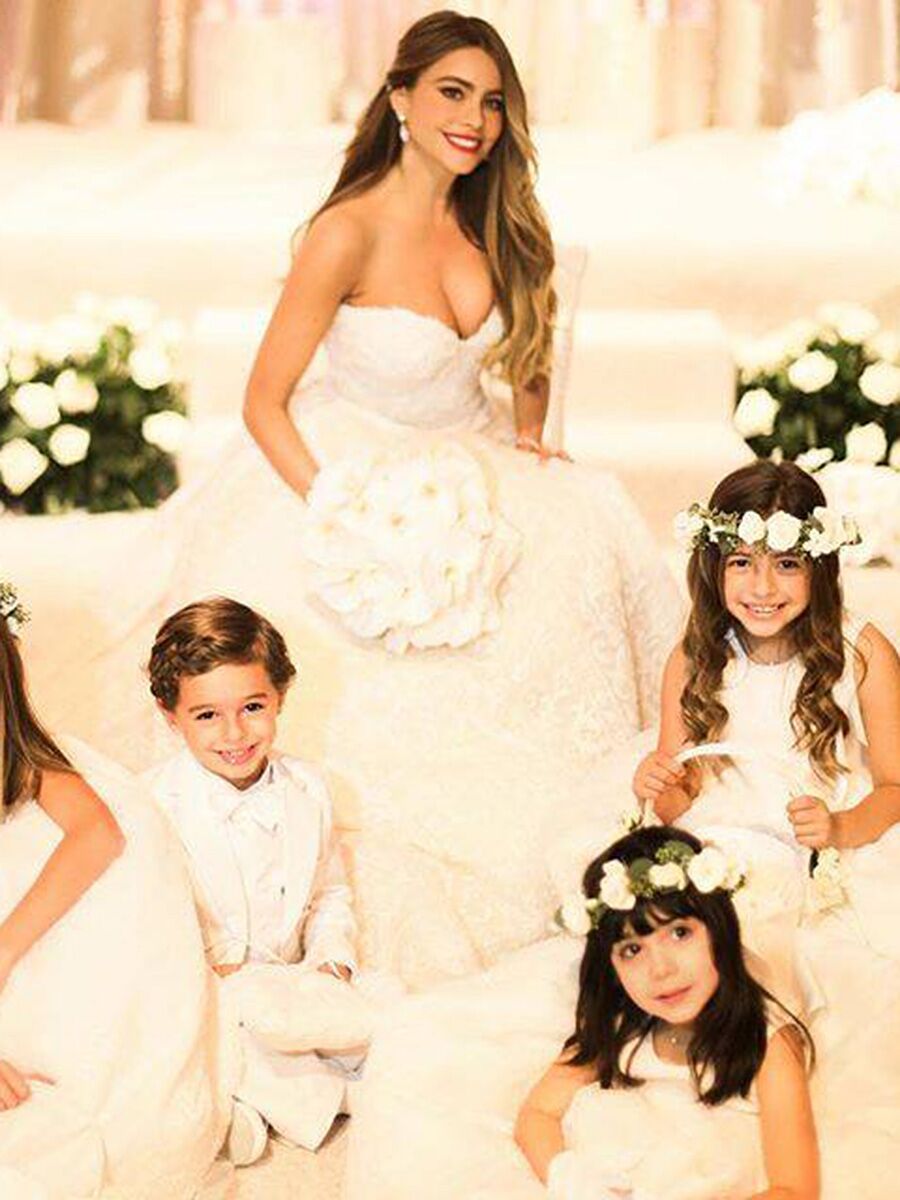 Sofia Vergara vestido de noiva