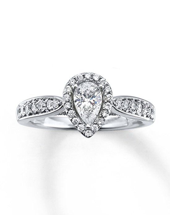 Pear shaped engagement rings kay jewelers