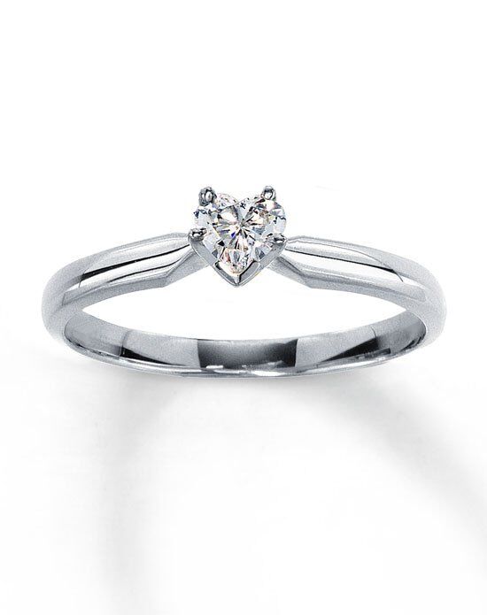 Heart shaped diamond ring kay