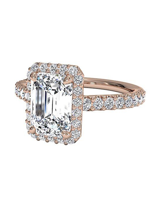 Ritani emerald cut engagement ring