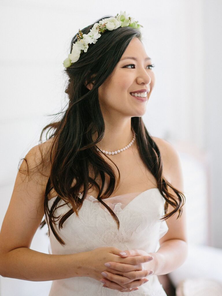 29 Half Up Half Down Wedding Hairstyles To Save Asap