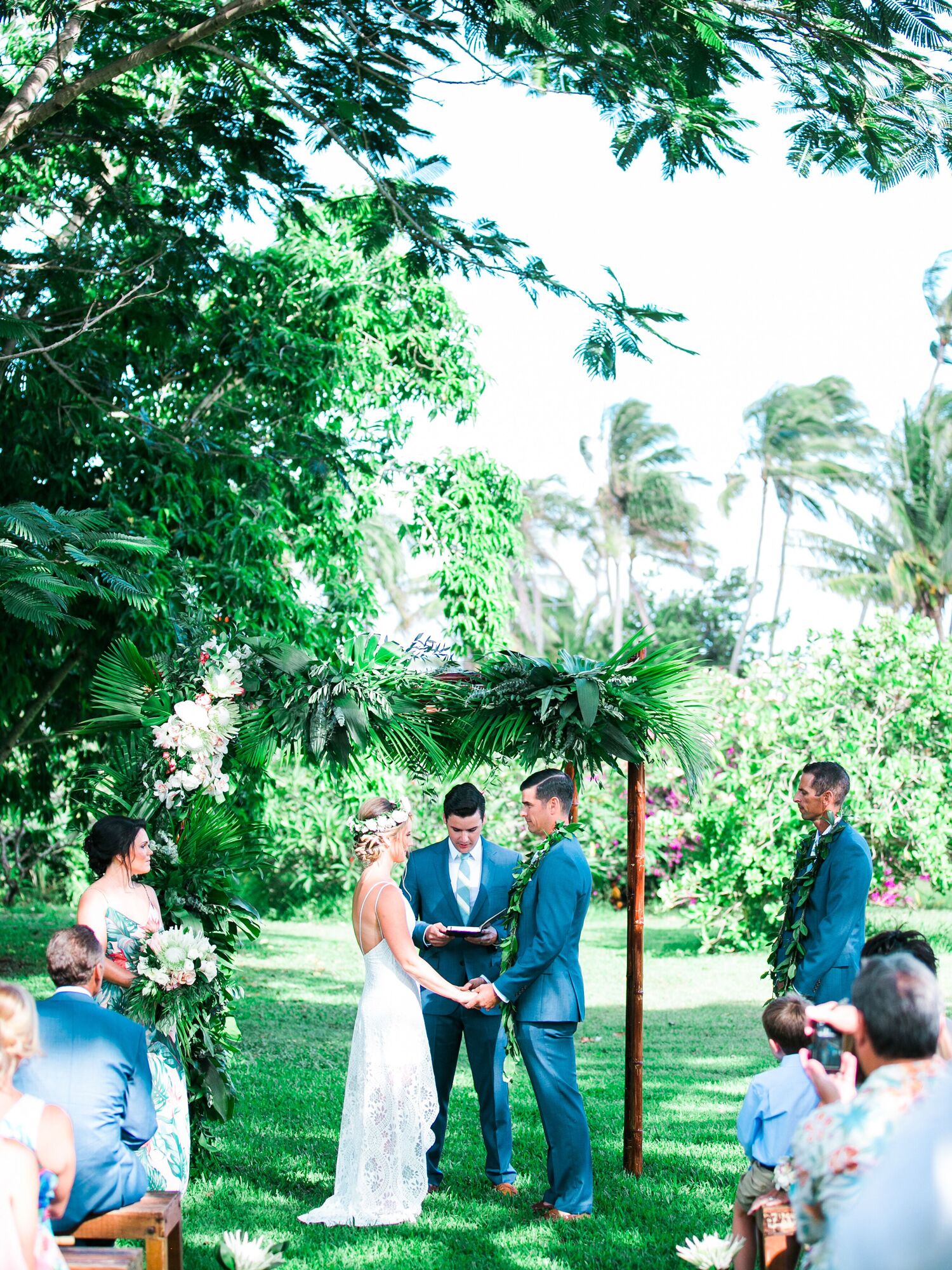 Giardino Botanico Nazionale Tropicale Hawaii Destination Wedding