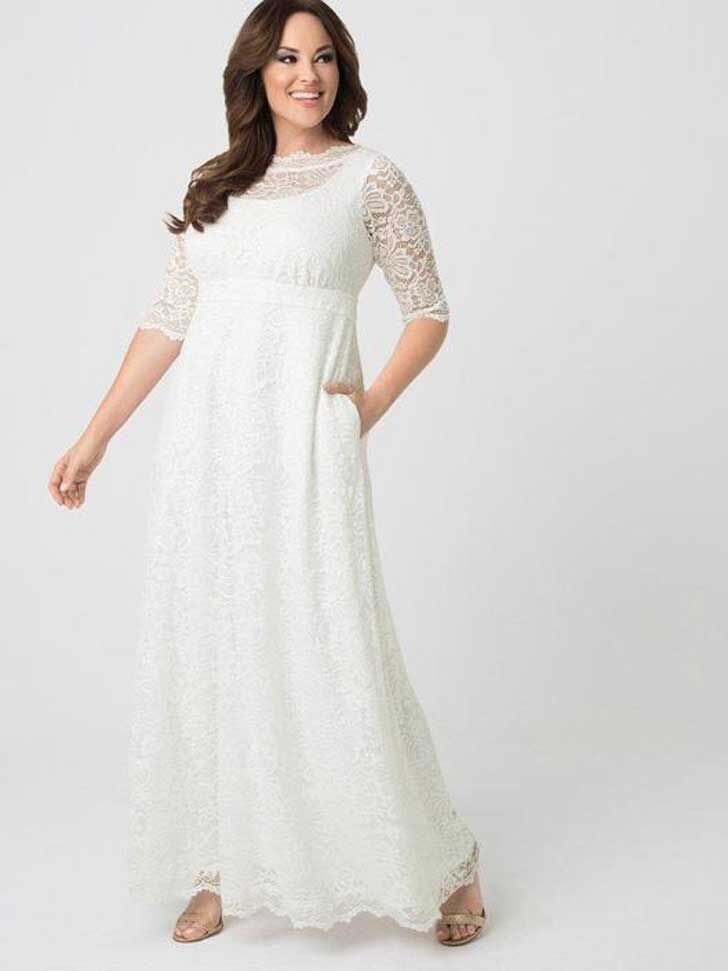 simple comfortable wedding dress