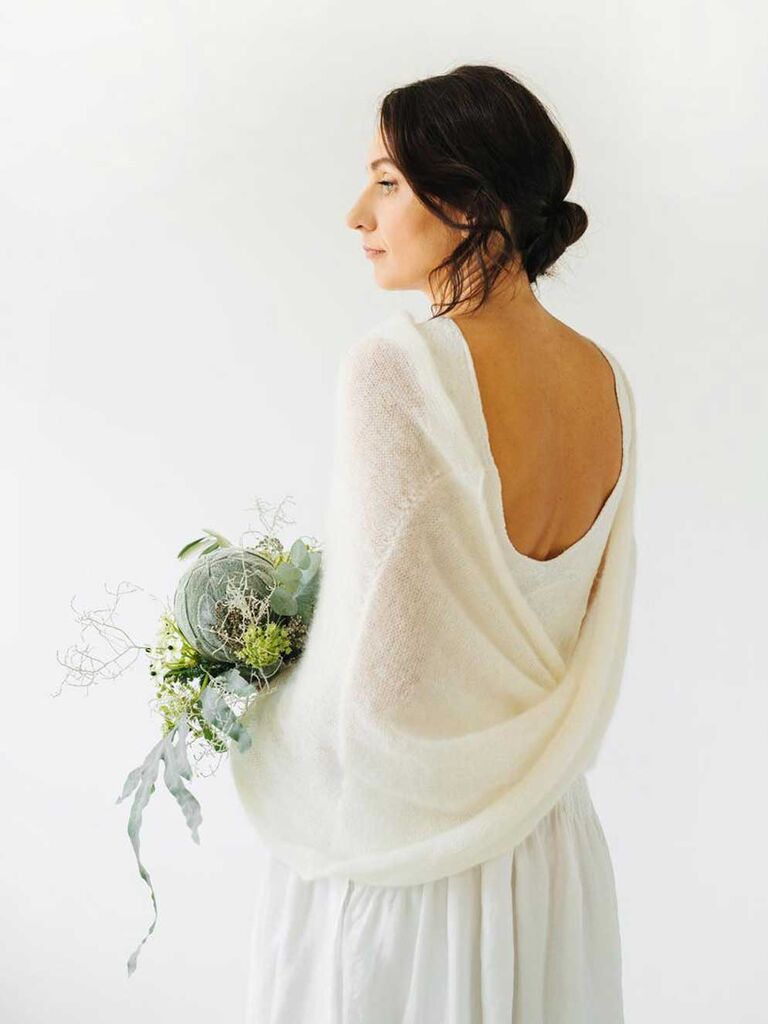 shawl for winter wedding guest