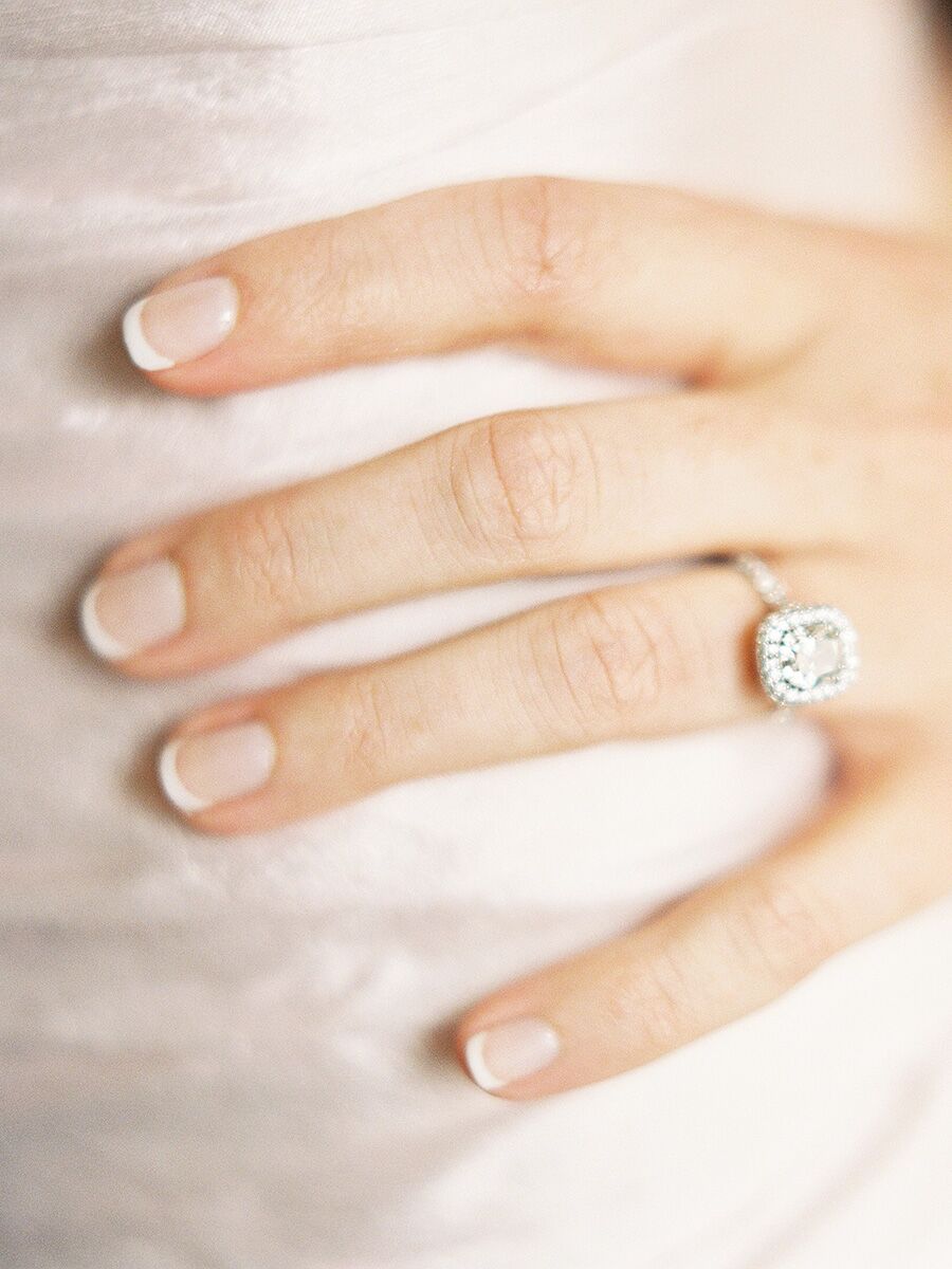 french tip nail designs for wedding