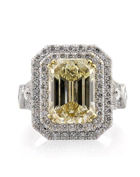 Affordable emerald cut diamond engagement rings