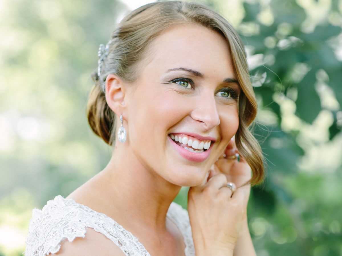 earrings to wear with wedding dress