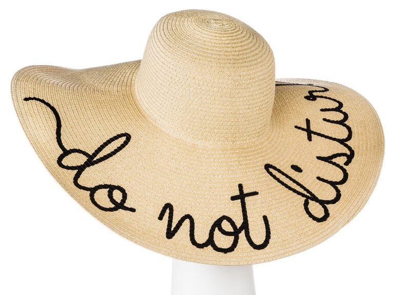Floppy Sun Hats With Writing For Honeymoon Bachelorette Party