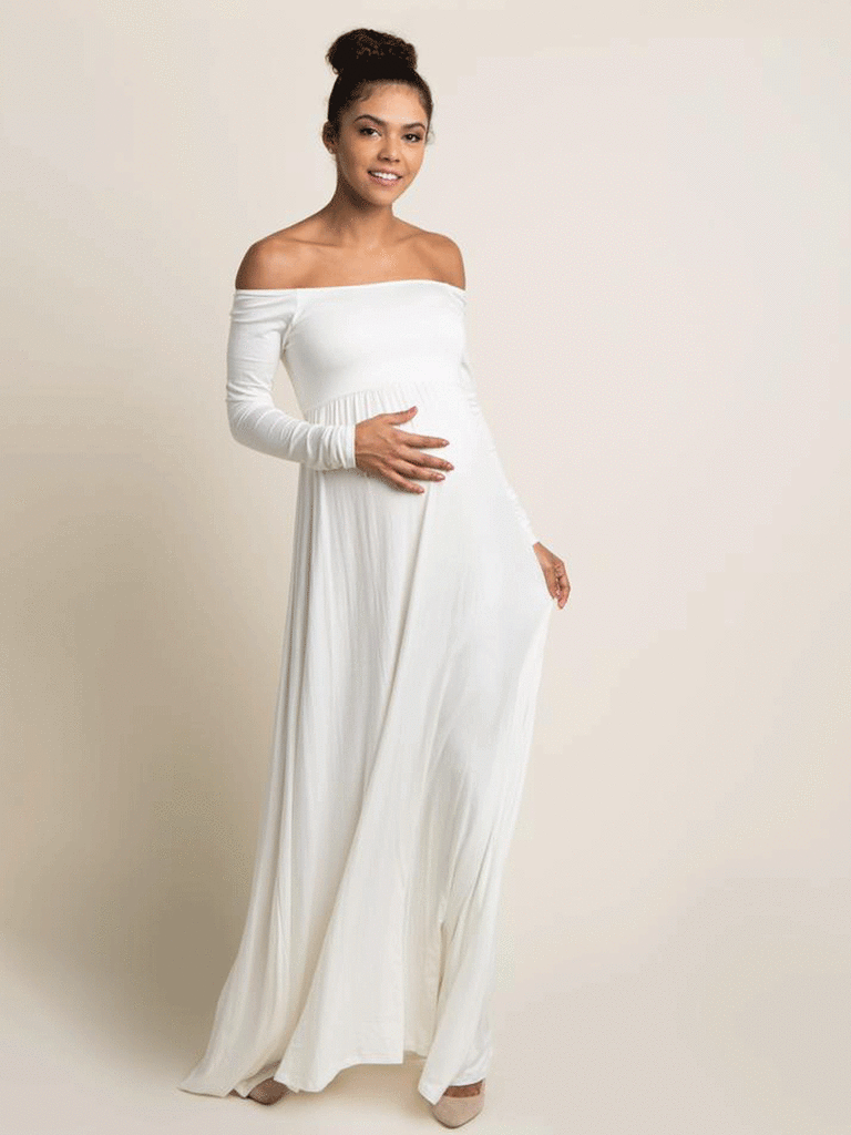 maternity wedding dress