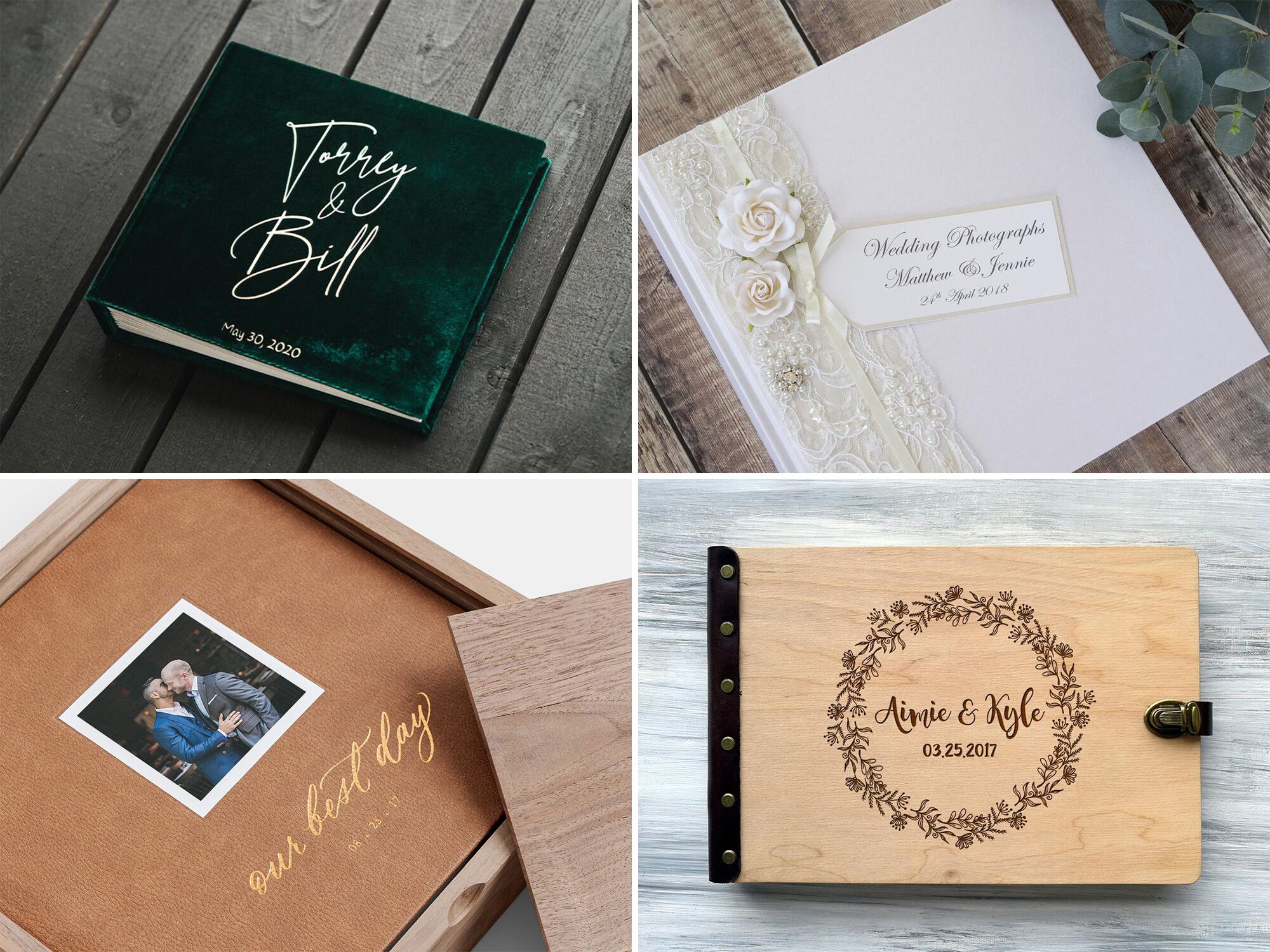 The Best Wedding Photo Albums for Every Style and Budget