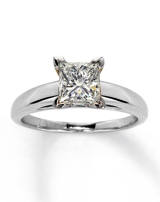 Tolkowsky round cut diamond engagement ring for kay jewelers