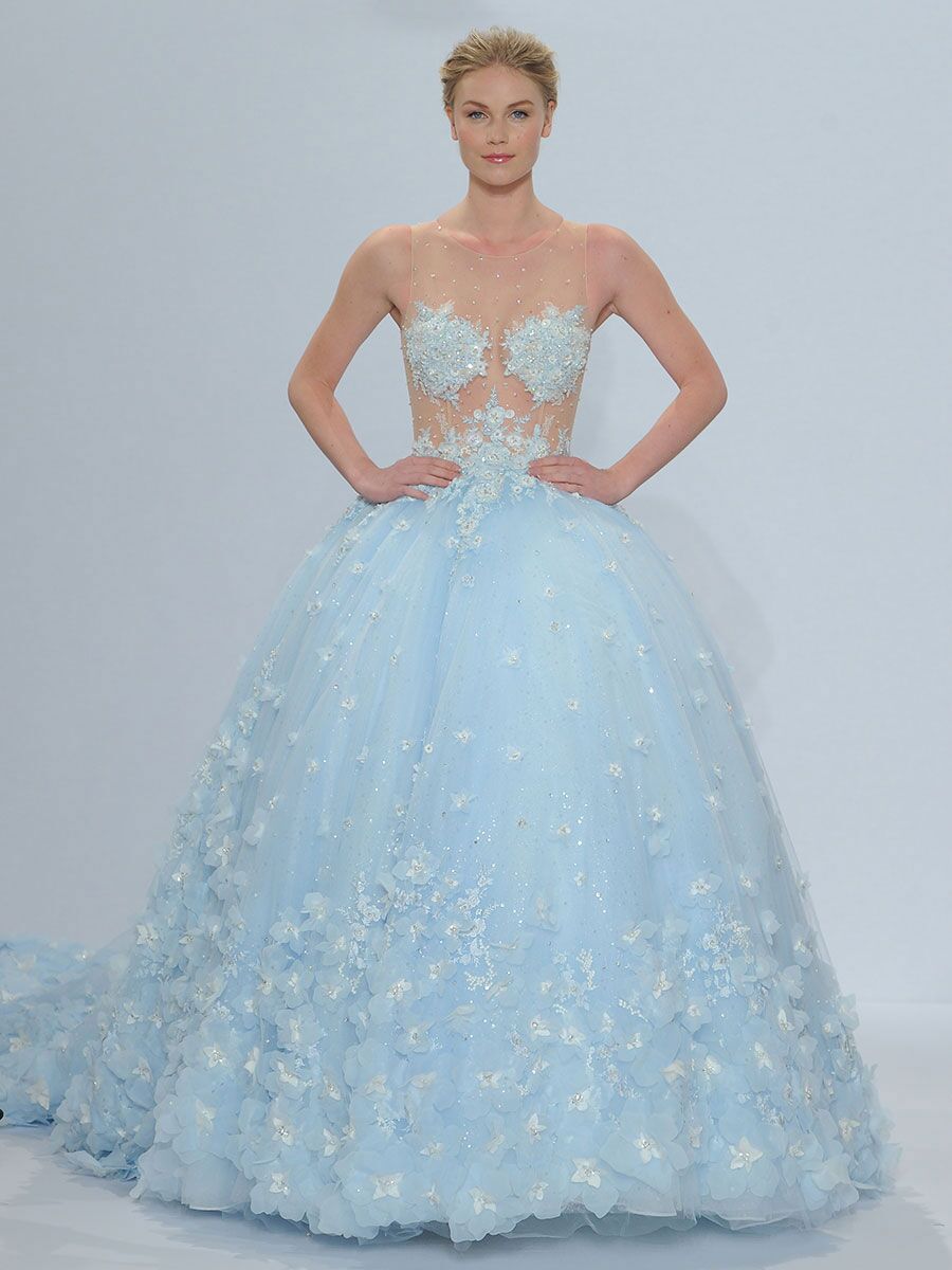 randy fenoli blue princess dress