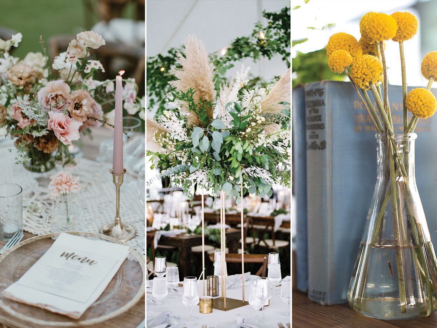 57 Wedding Centerpiece Ideas That Are Trending In 2020