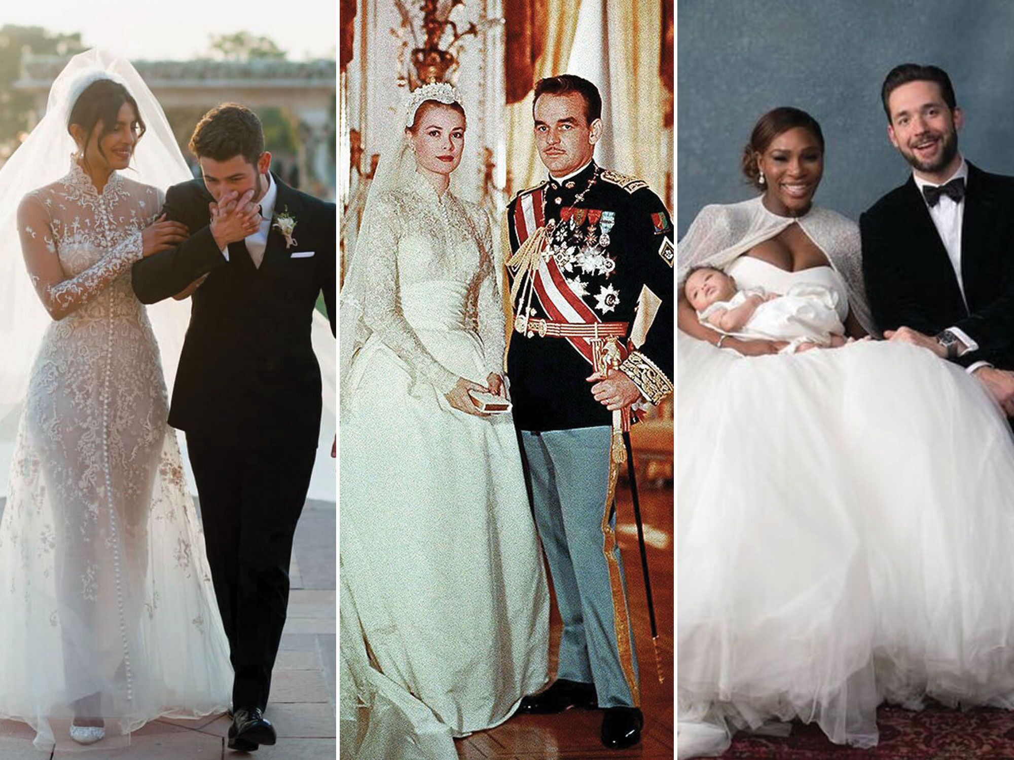 Celebrity wedding dresses