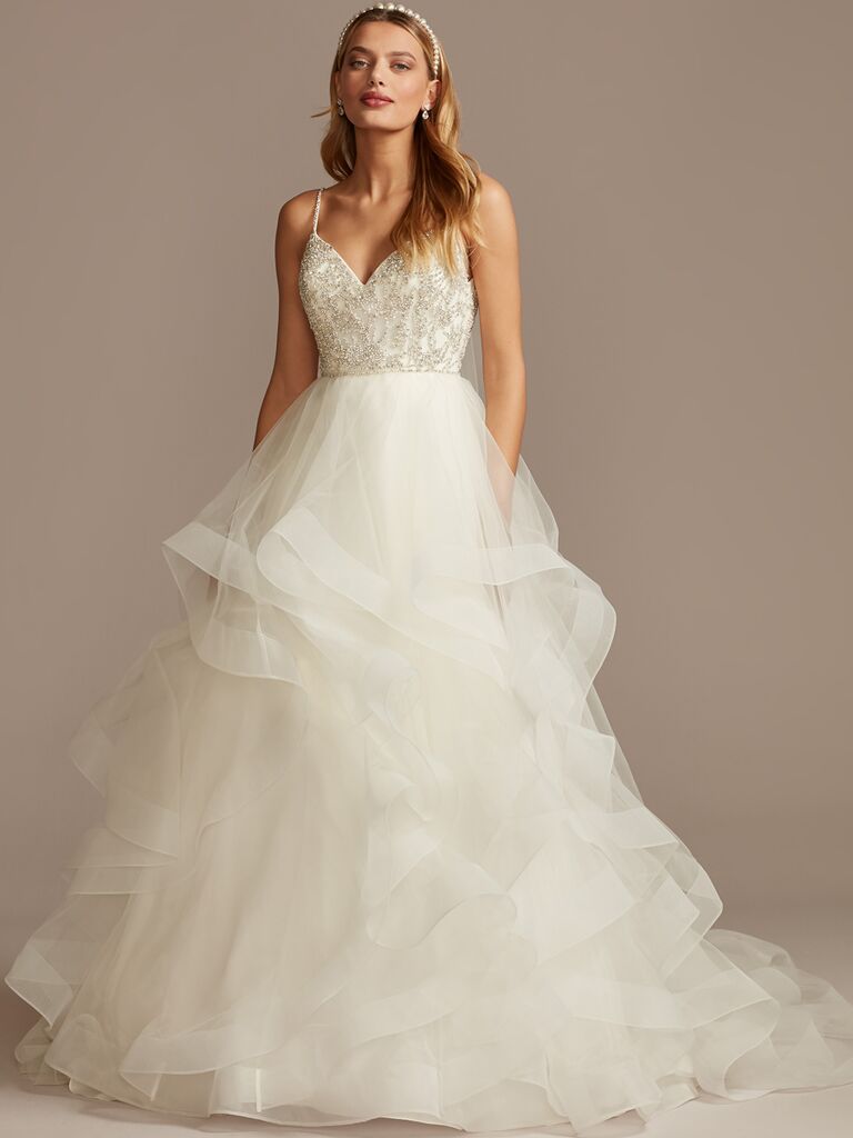 See New Davids Bridal Wedding Dresses For 2020 And 2021 8267