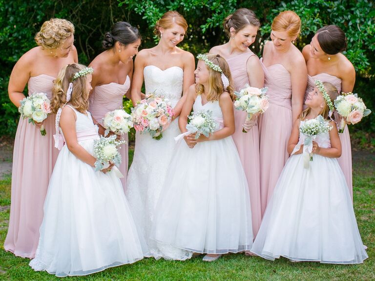 bridesmaids and junior bridesmaids