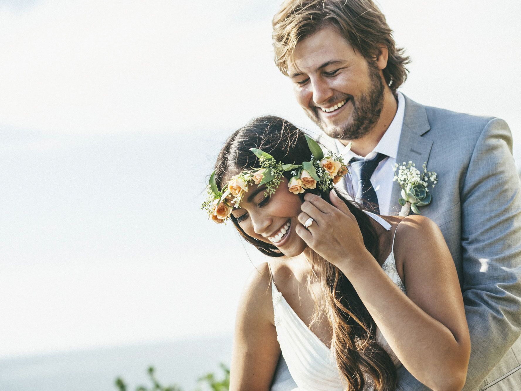 wedding hair flower crown