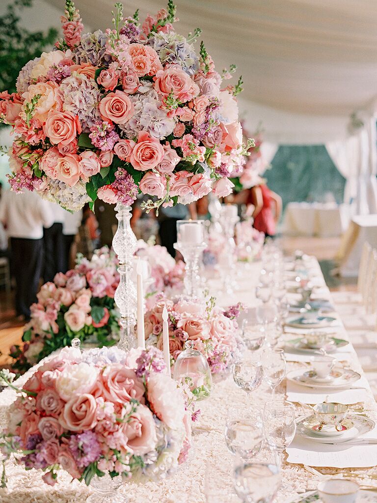 Stunning Tall Centerpieces For Wedding Receptions