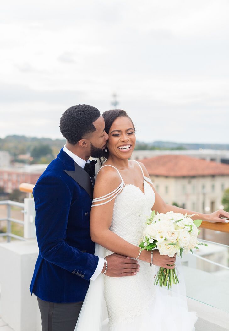 A Glam Rooftop Wedding at The Faulkner in Jackson