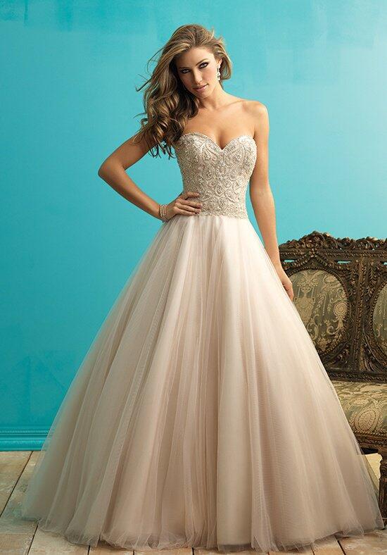 Allure Bridal Champagne Dress 1