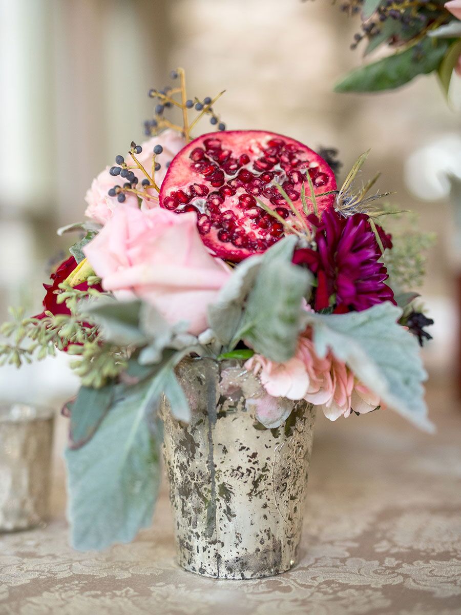 Otoño noideas de centros de mesa florales para tu boda