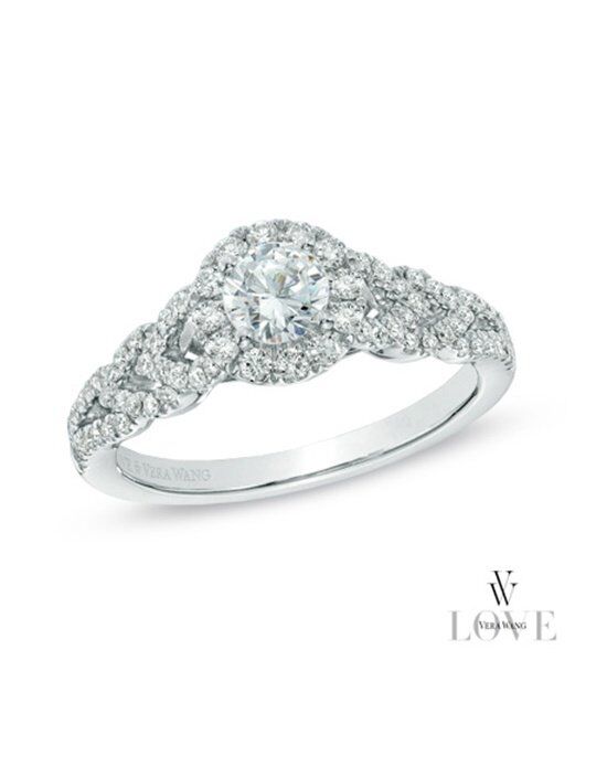 3 stone halo engagement ring zales