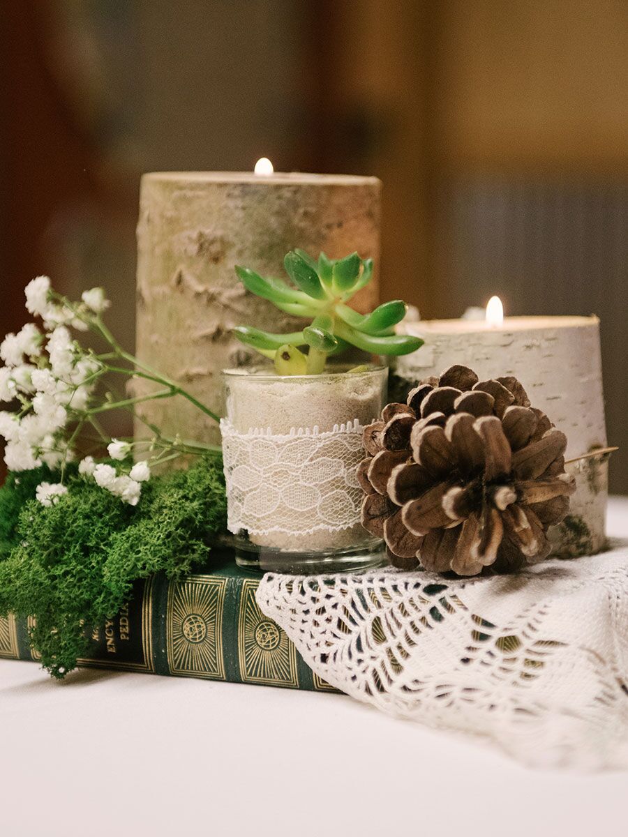 simple candle centerpieces for weddings