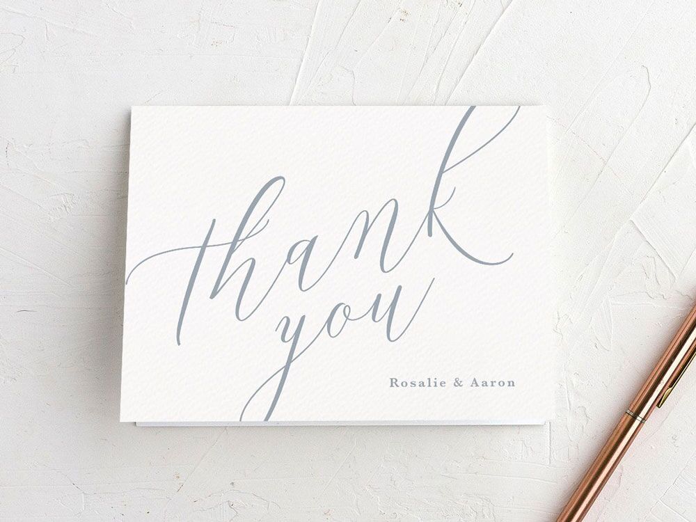 Wedding Thank You Card Wording Examples Templates To Copy