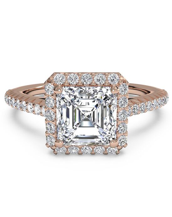 Discount asscher cut engagement rings