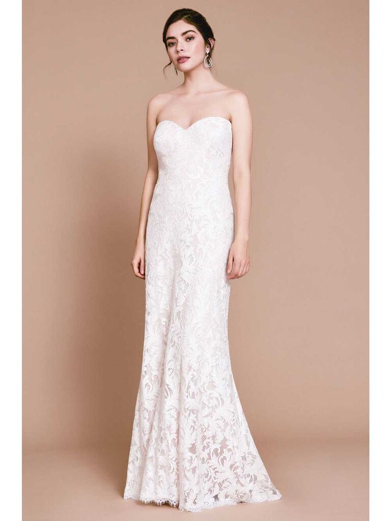 simple lace wedding dress