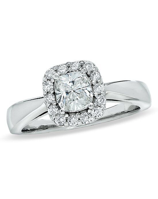 Cushion cut diamond engagement rings zales