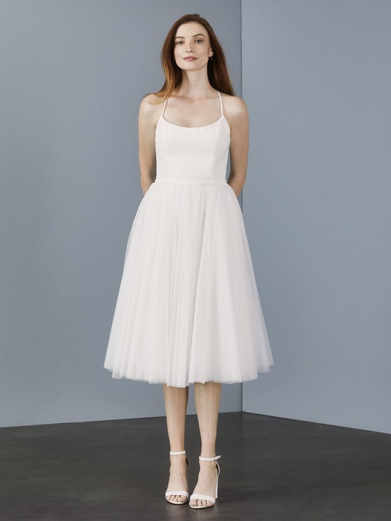Little White Dress By Amsale Line From Fall 2020 Bridal Fashion Week