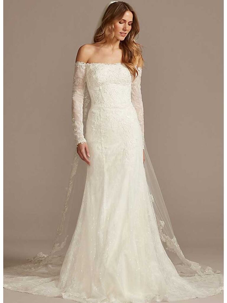 simple lace wedding dress