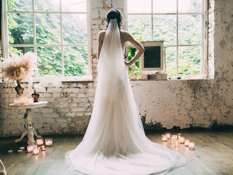 wedding long veil styles