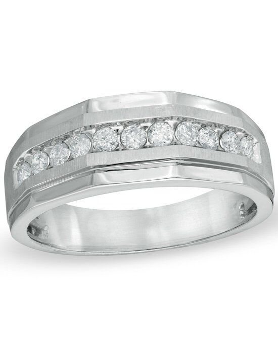 Trendy engagement ring for young: Mens diamond rings zales