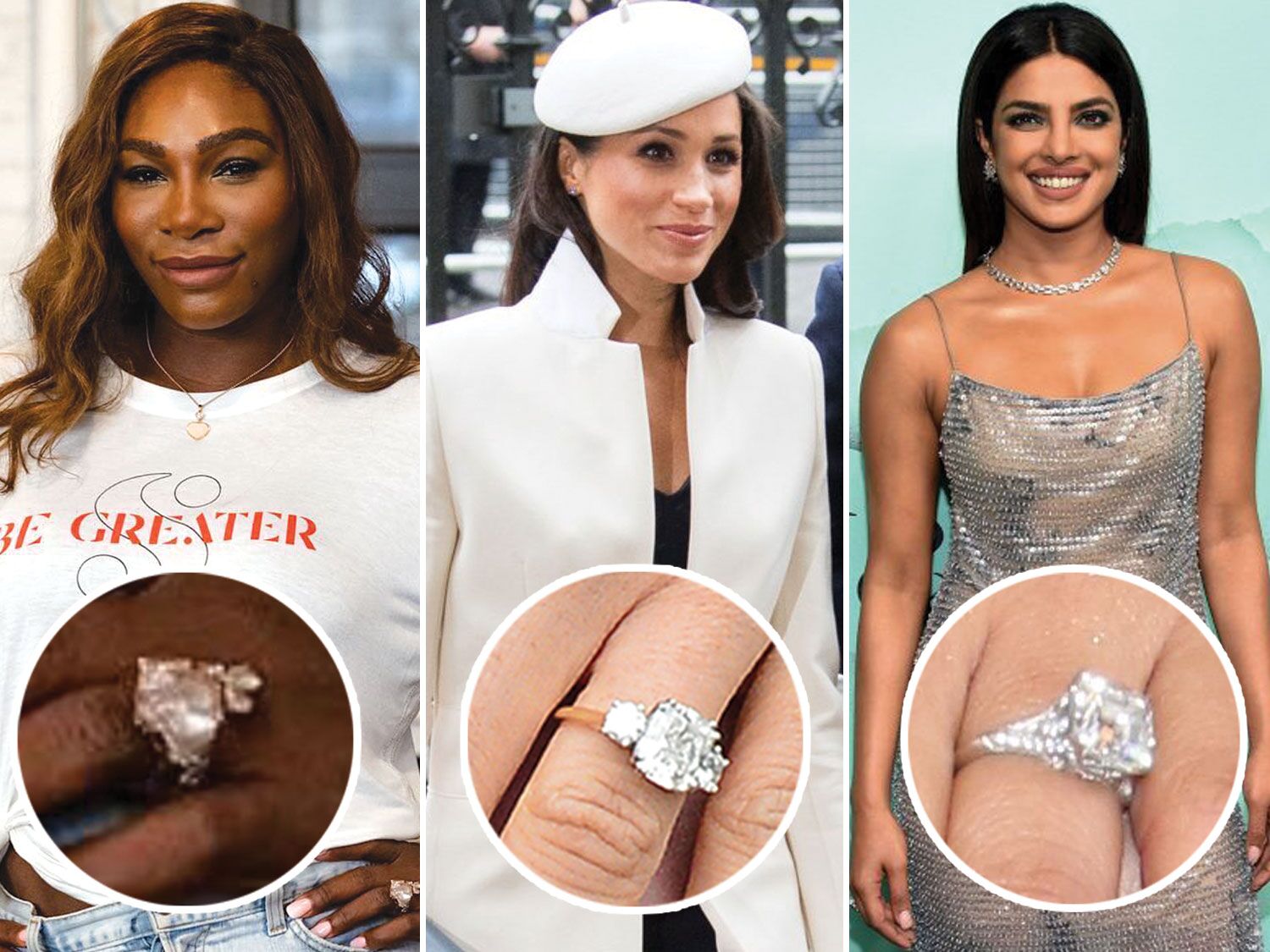 celebrities with tiffany engagement rings