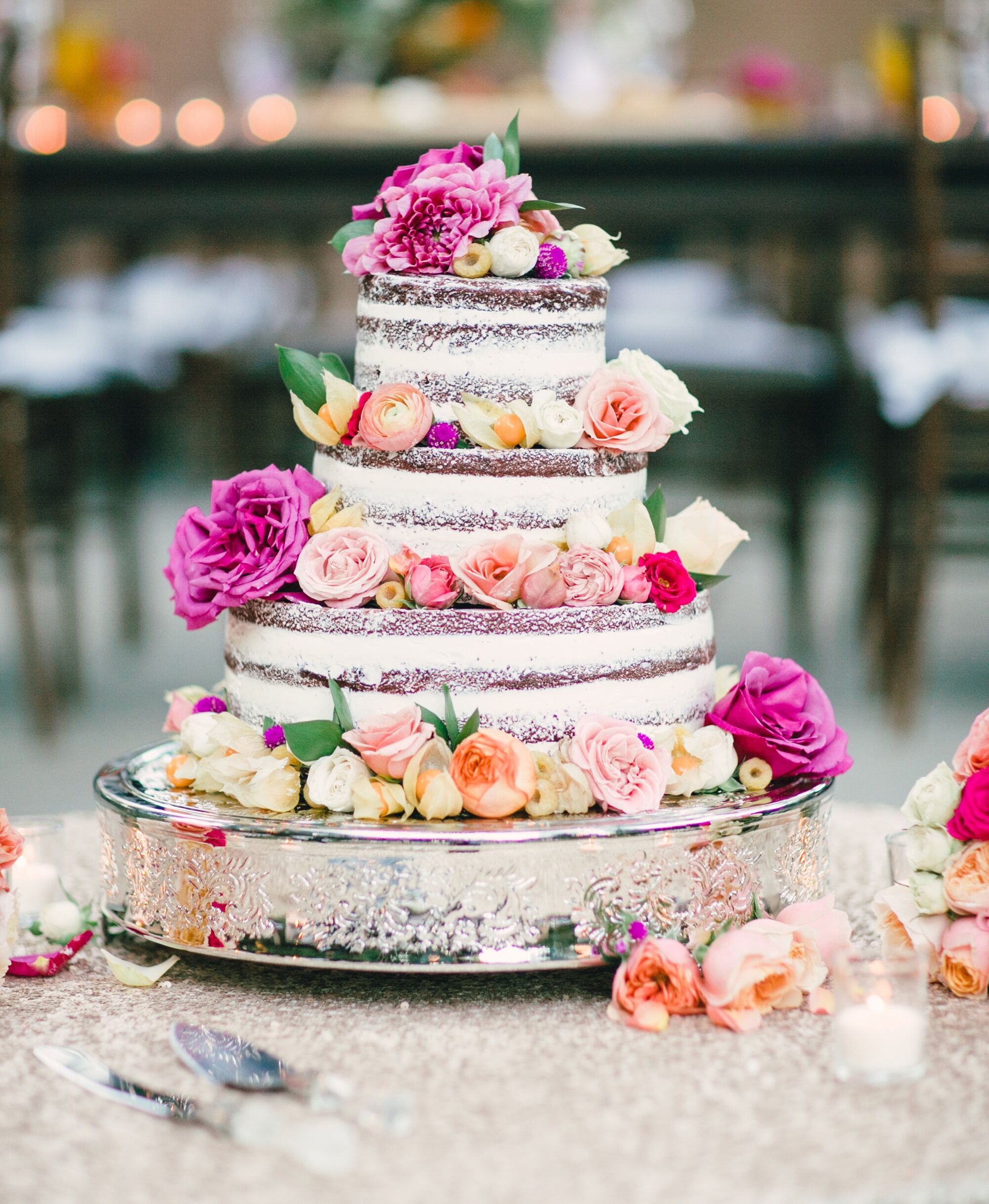 10 Stunning Naked Wedding Cake Ideas Youll Love 