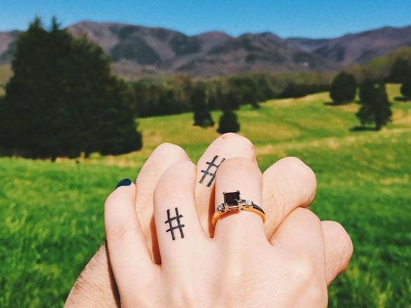 40 Sweet Wedding Ring Tattoos You Ll Want To Copy