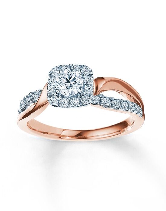 Oval diamond engagement ring kay