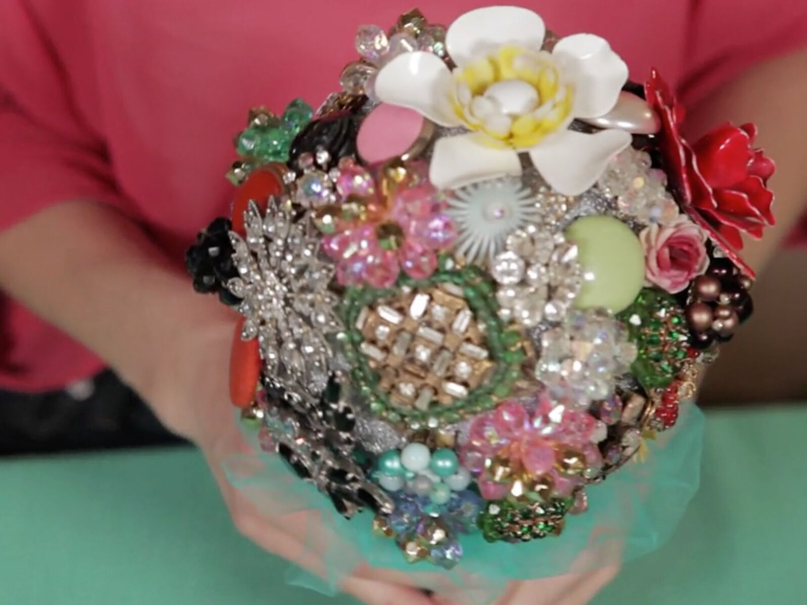 jewelry brooch bouquet