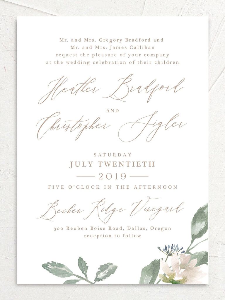 Wedding Invitation Wording: Traditional & Modern Examples